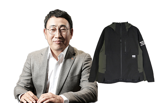 유영상 SK텔레콤 대표이사 사장은 '친환경 재킷'을 위아자에 보내왔다. 사진 SKT·위스타트